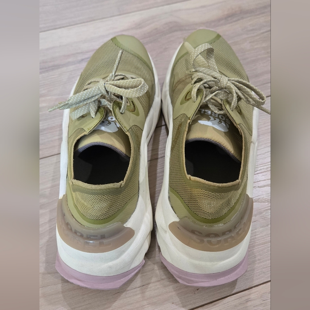 Sorel Women's Kinetic RNEGD Float Sneakers - Olive - Picture 6 of 10